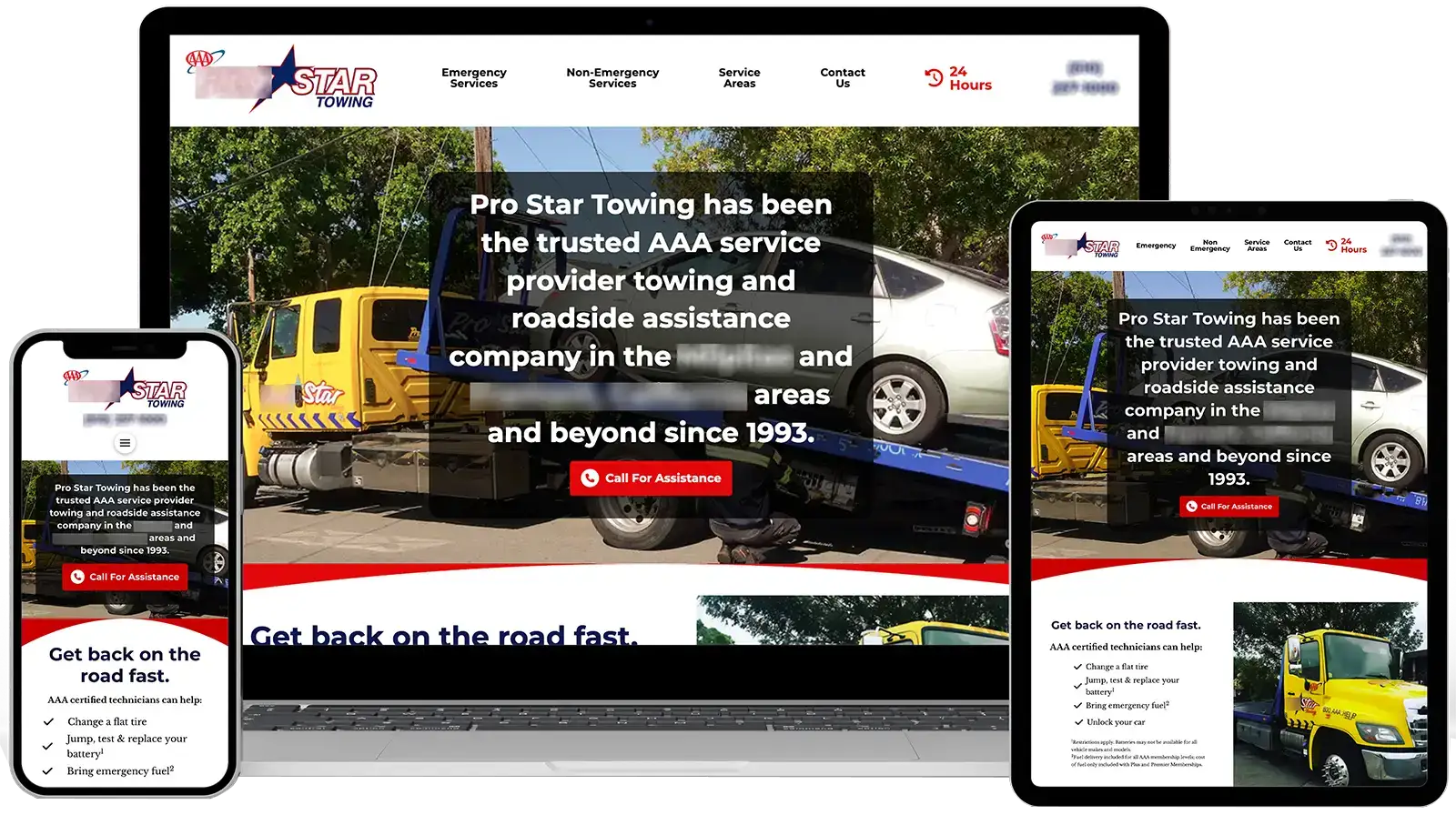 Towing Company Website